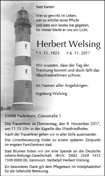 Herbert Welsing