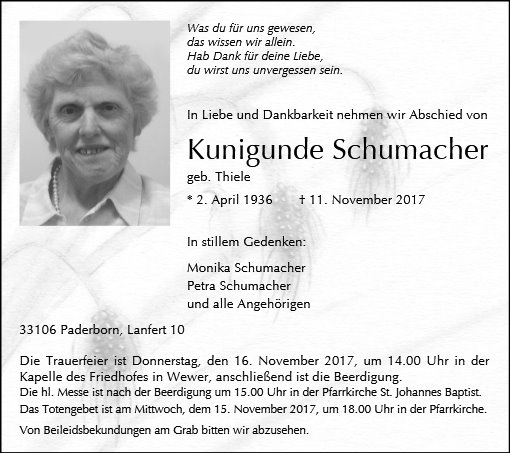 Kunigunde Schumacher