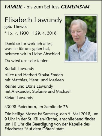 Elisabeth Lawundy
