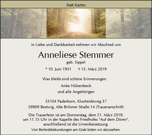 Anneliese Stemmer