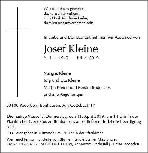 Josef Kleine