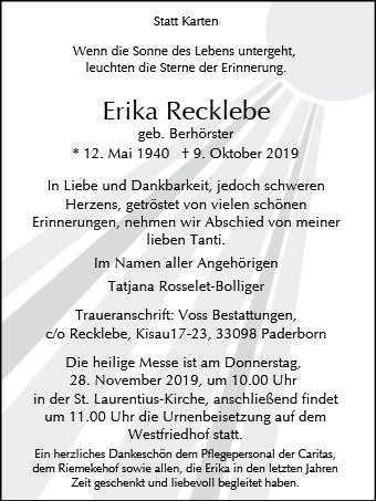 Erika Recklebe