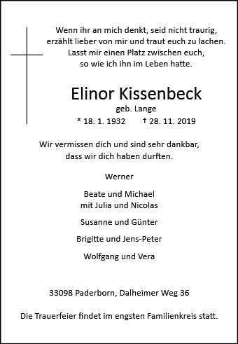 Elinor Kissenbeck