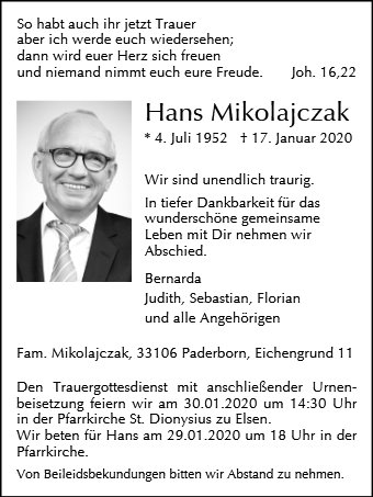 Hans Mikolajczak