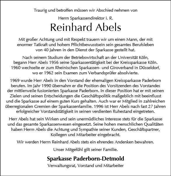 Reinhard Abels