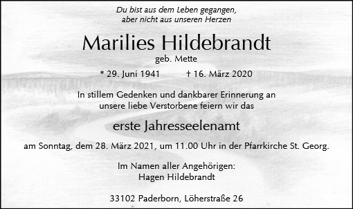 Marilies Hildebrandt