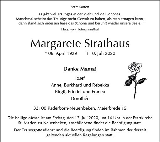 Margarete Strathaus