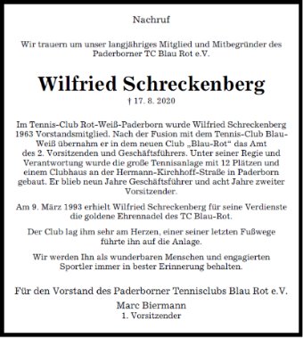 Wilfried Schreckenberg