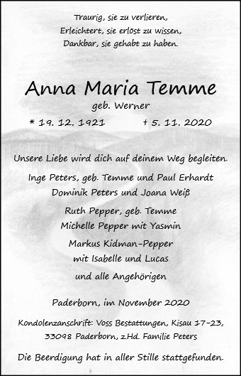 Anna Maria Temme