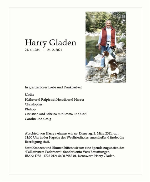 Harry Gladen