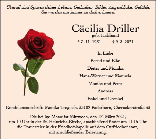 Cäcilia Driller