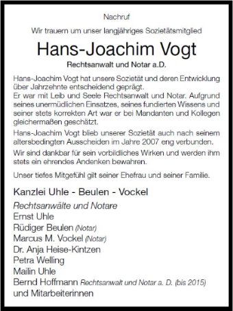 Hans-Joachim Vogt