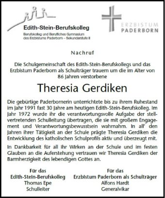 Theresia Gerdiken