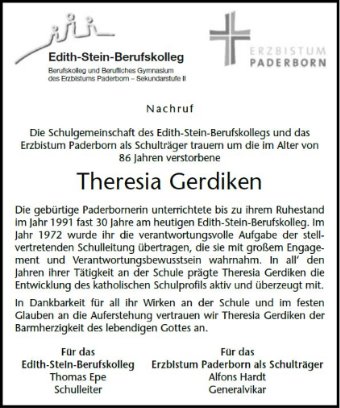 Theresia Gerdiken