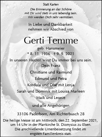 Gertrud Temme