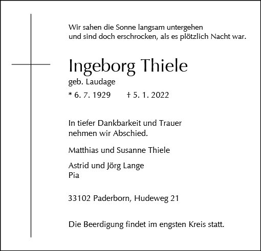 Ingeborg Thiele