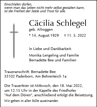 Cäcilia Schlegel