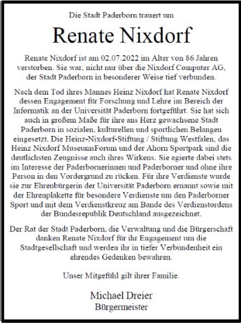 Renate Nixdorf