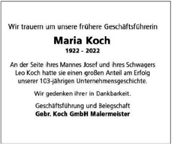 Maria Luise Koch