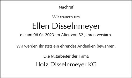 Ellen Disselnmeyer