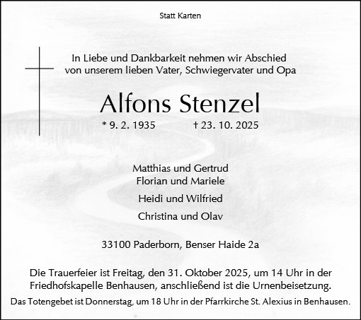 Alfons Stenzel