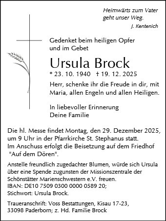 Ursula Brock