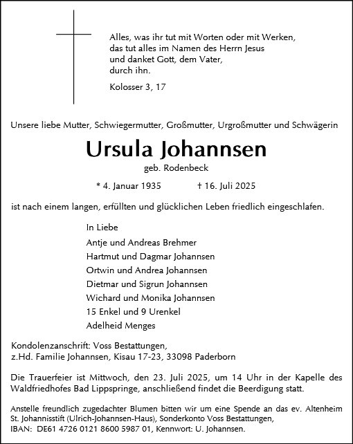 Ursula Johannsen