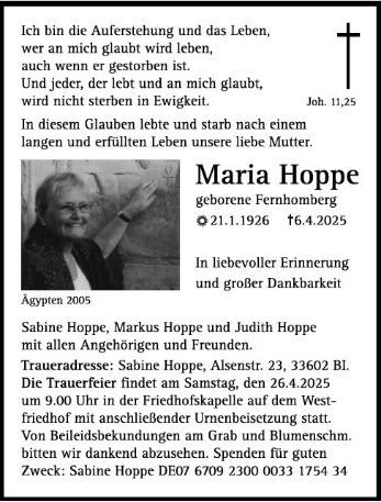Maria Hoppe