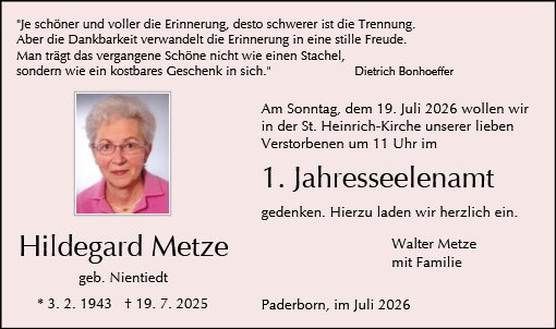 Hildegard Metze
