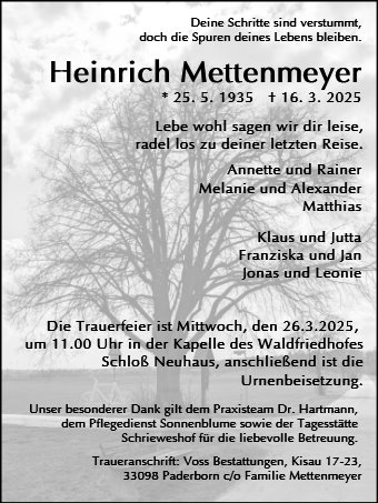 Heinrich Mettenmeyer