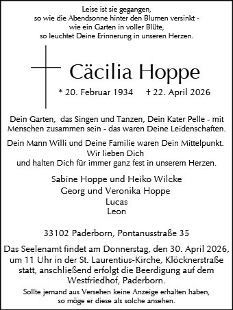Cäcilia Hoppe