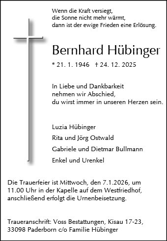 Bernhard Hübinger