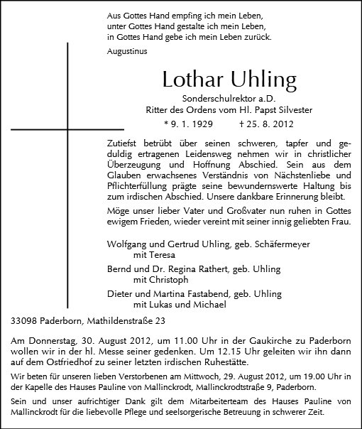 Lothar Uhling