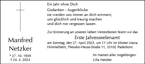 Manfred Netzker