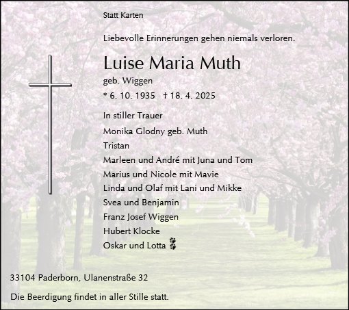 Luise Maria Muth