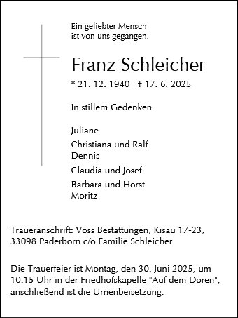 Franz Schleicher