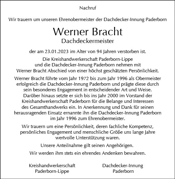 Werner Bracht