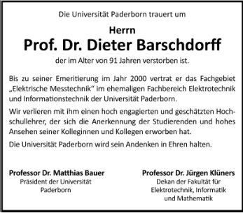 Dieter Barschdorff