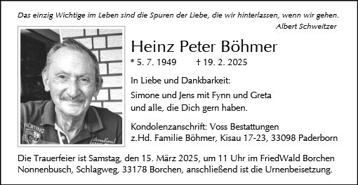 Heinz Peter Böhmer