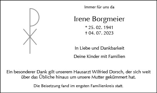 Irene Borgmeier