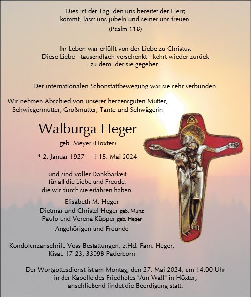 Walburga Heger