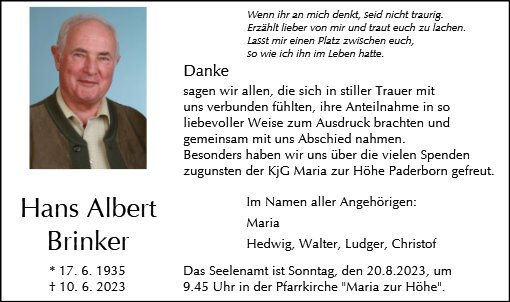 Hans Albert Brinker