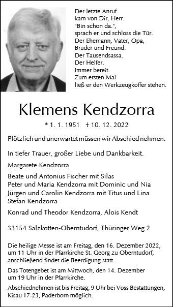 Klemens Kendzorra