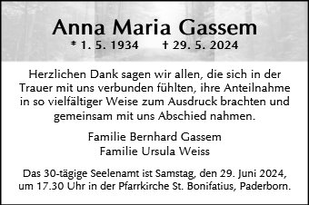 Anna Maria Gassem