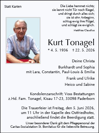Kurt Tonagel