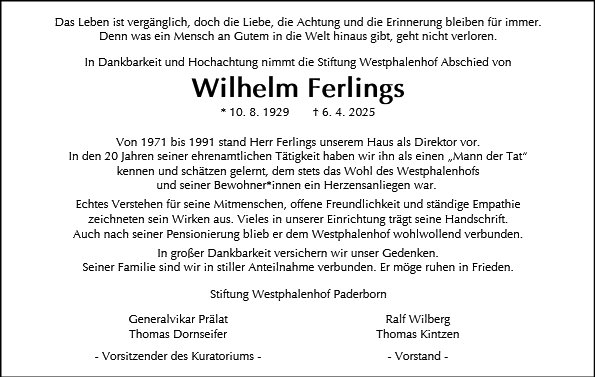 Wilhelm Ferlings