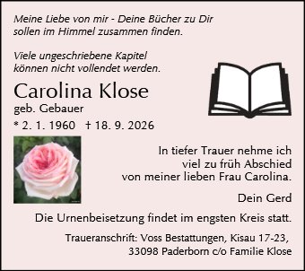Carolina Klose