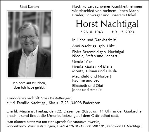 Horst Nachtigal