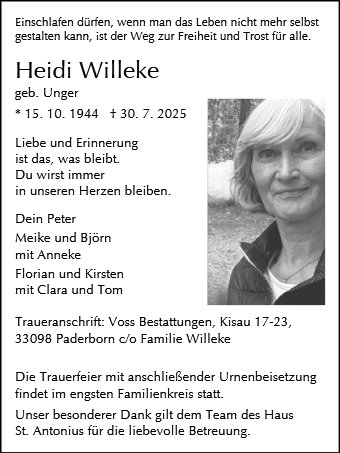 Heidelies Hiltrud Willeke