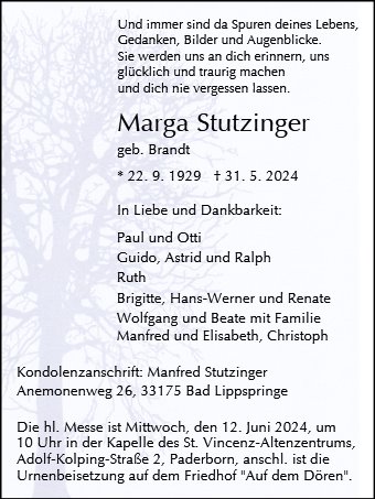Marga Stutzinger